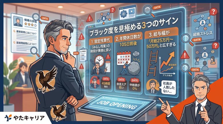 危険な求人票を見抜く!ブラック度を見極める3つのサイン